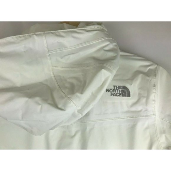 The North Face White Long Trench Coat Rain Jacket XS, Long, Detachable Hood - Picture 5 of 15